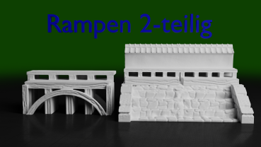 Mauerset 2 - Rampen